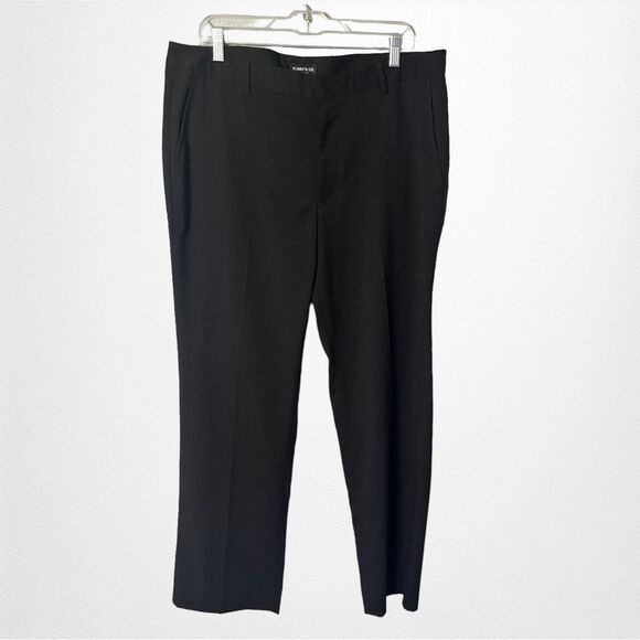 Mens Kenneth Cole Black Pin Stripes Slacks/Trousers Size 36 X 30 - Picture 3 of 10